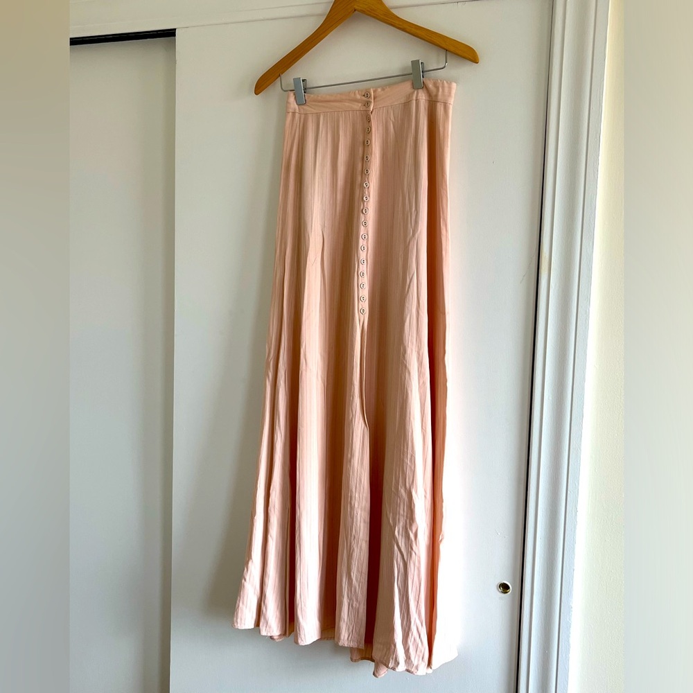 MAJORELLE Sangria Maxi Skirt in Blush - Small